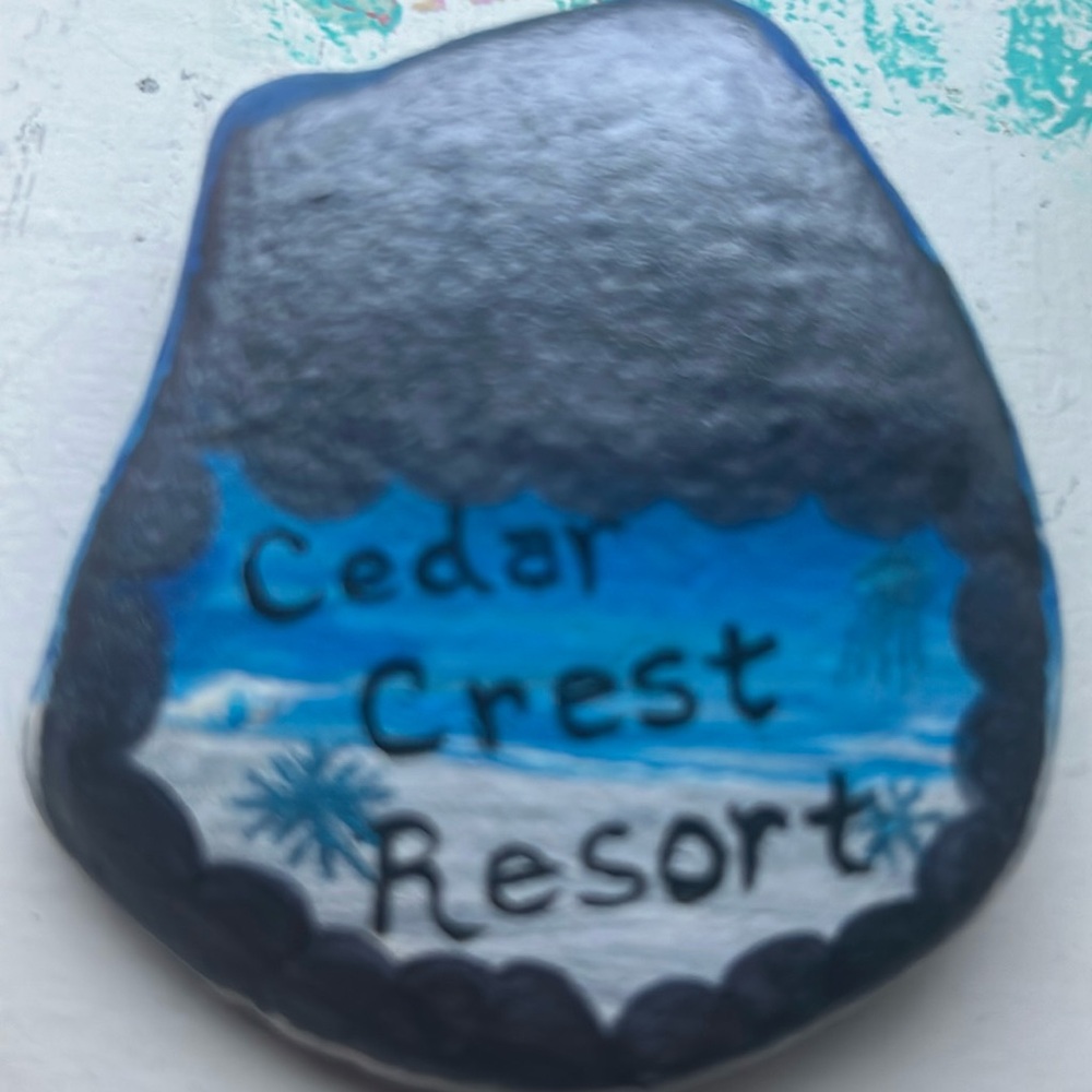 This is a Cedar crest resort rock